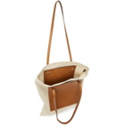 Jil Sander Beige Pocket Shopper Tote