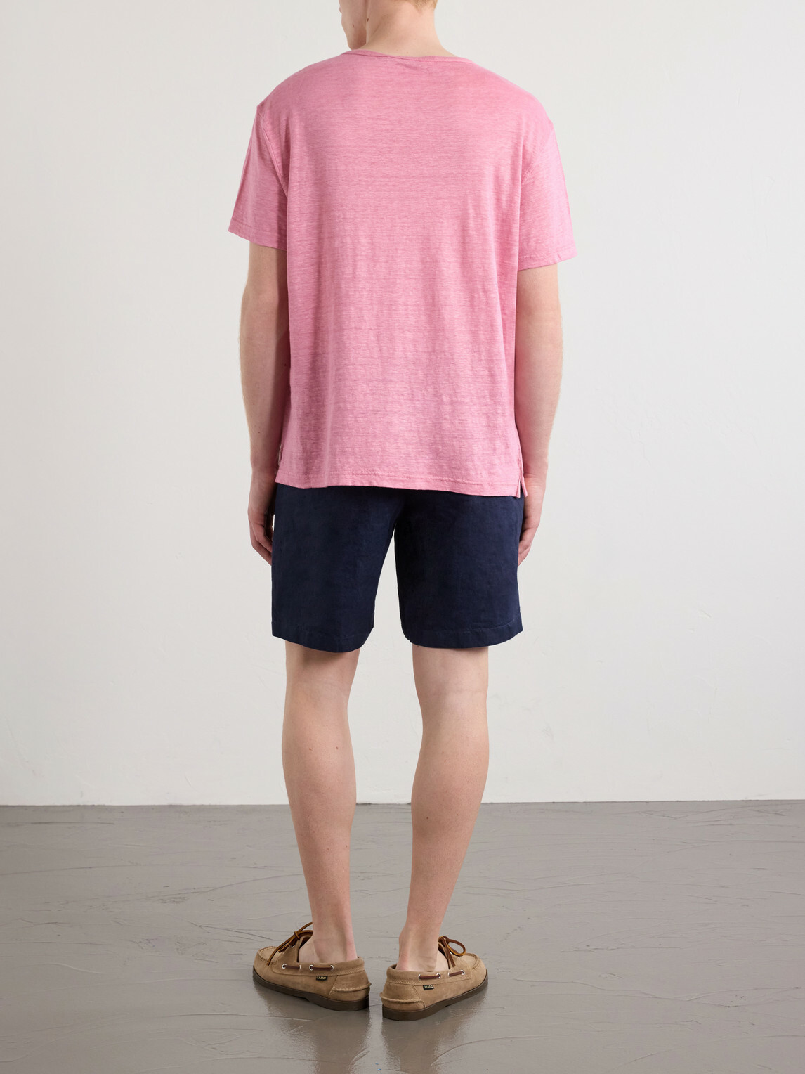 God's True Cashmere - Signature Linen T-Shirt - Pink