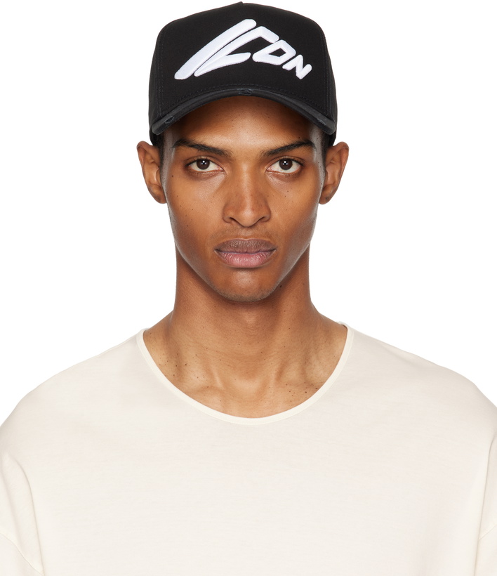 Photo: Dsquared2 Black New Generation Baseball Cap