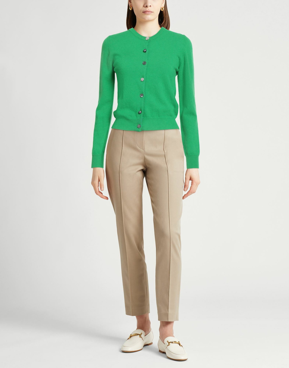 Jucca Womens Cardigan in Green