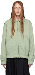 Camiel Fortgens Green Simple Bomber Jacket