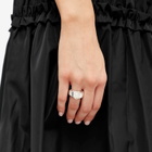 Simuero Women's Fruto Ring in Silver/Clear