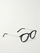 Dior Eyewear - DiorBlackSuitoR10I Round-Frame Acetate and Silver-Tone Metal Optical Glasses
