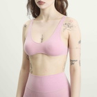 SKIMS Women's Seamless Sheer Wool Bralette in Halite