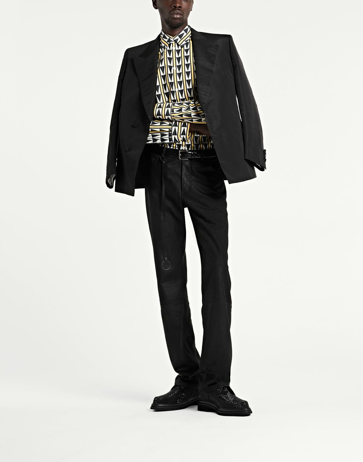 Lanvin Mens Shirt in Yellow