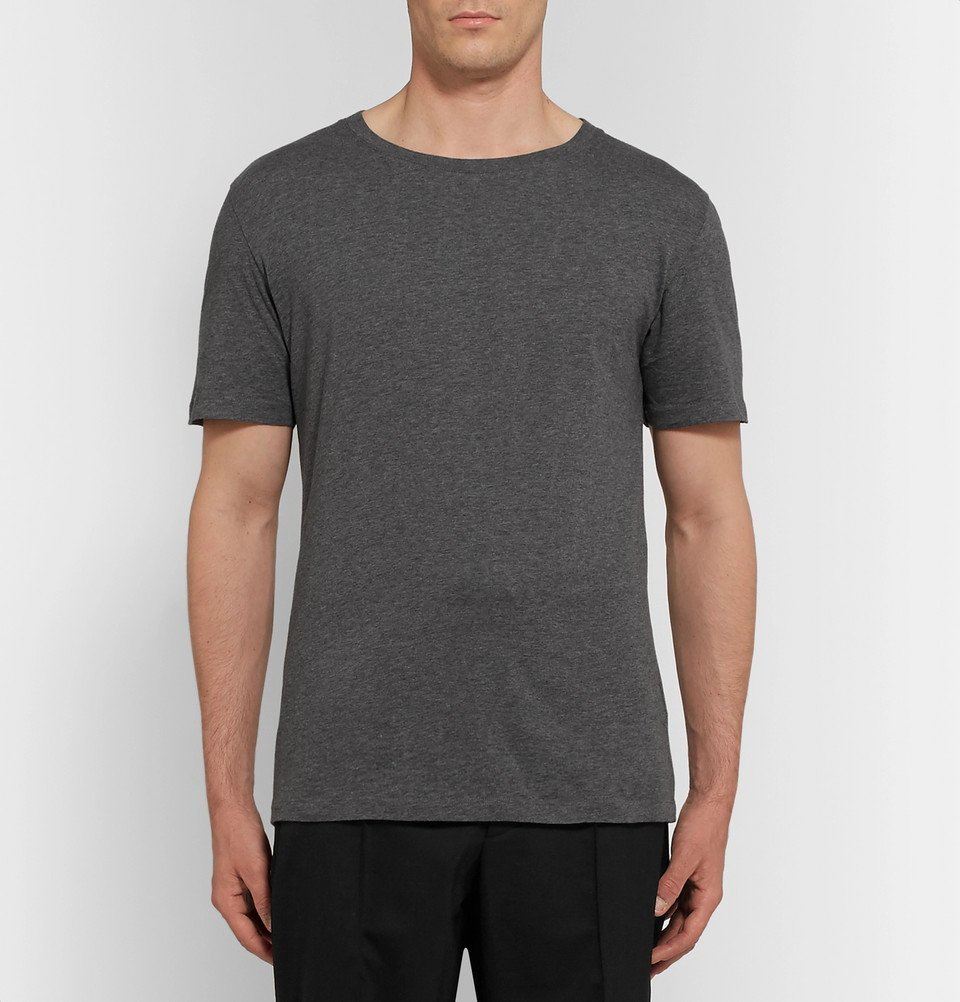 Maison Margiela - Three-Pack Cotton-Jersey T-Shirts - Men - Gray Maison  Margiela
