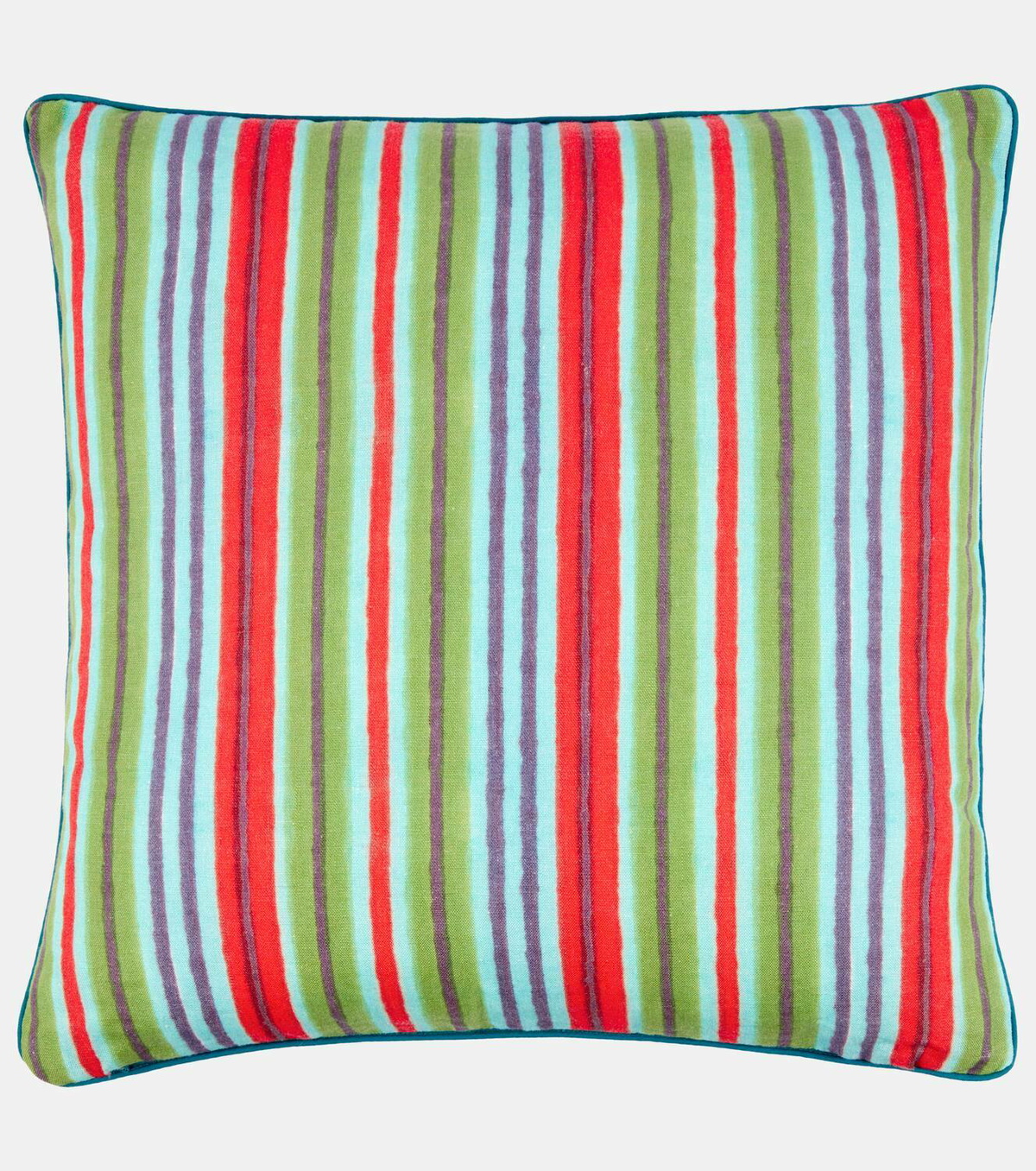 Lisa Corti Royal Palace striped linen cushion cover