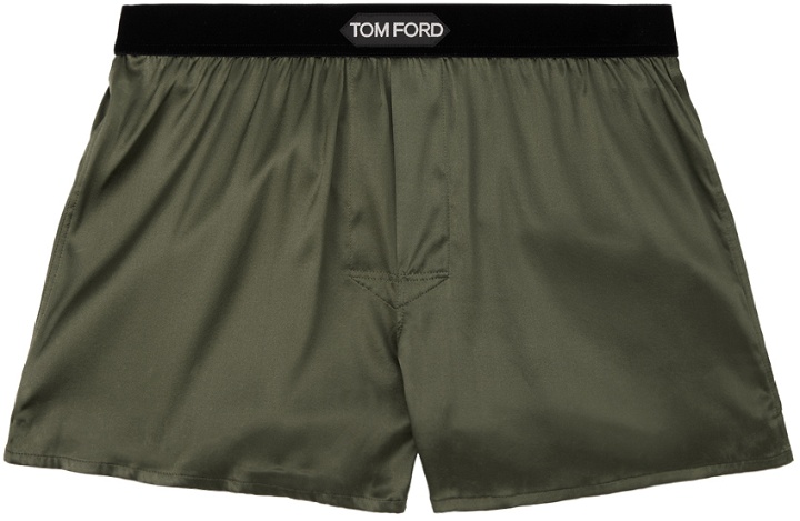 Photo: TOM FORD Green Patch Boxers