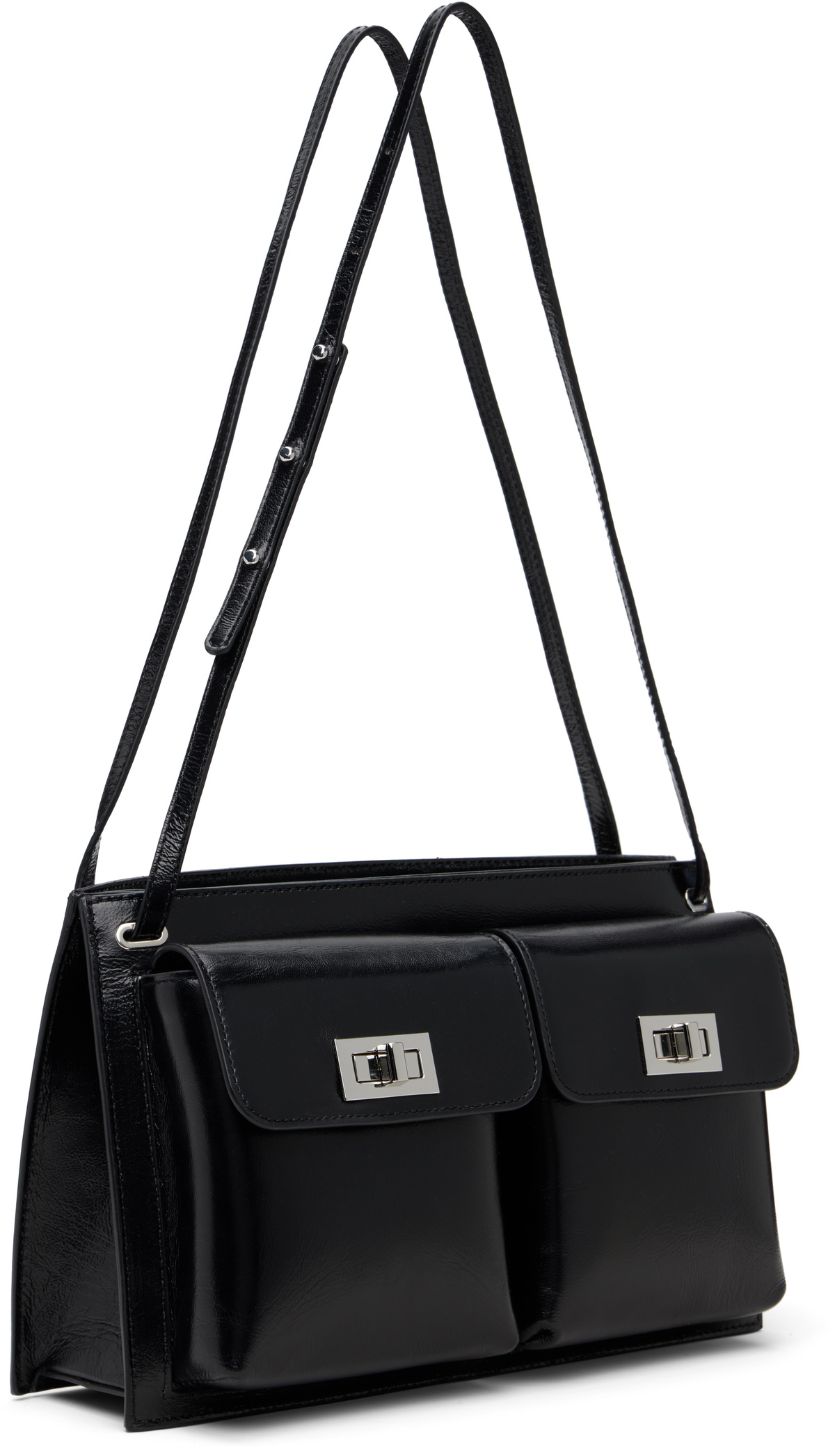 BY FAR Black Billy Tote Bag