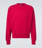 Auralee Cotton, wool and silk sweatshirt