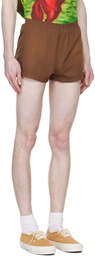 Stockholm (Surfboard) Club Brown Patch Shorts