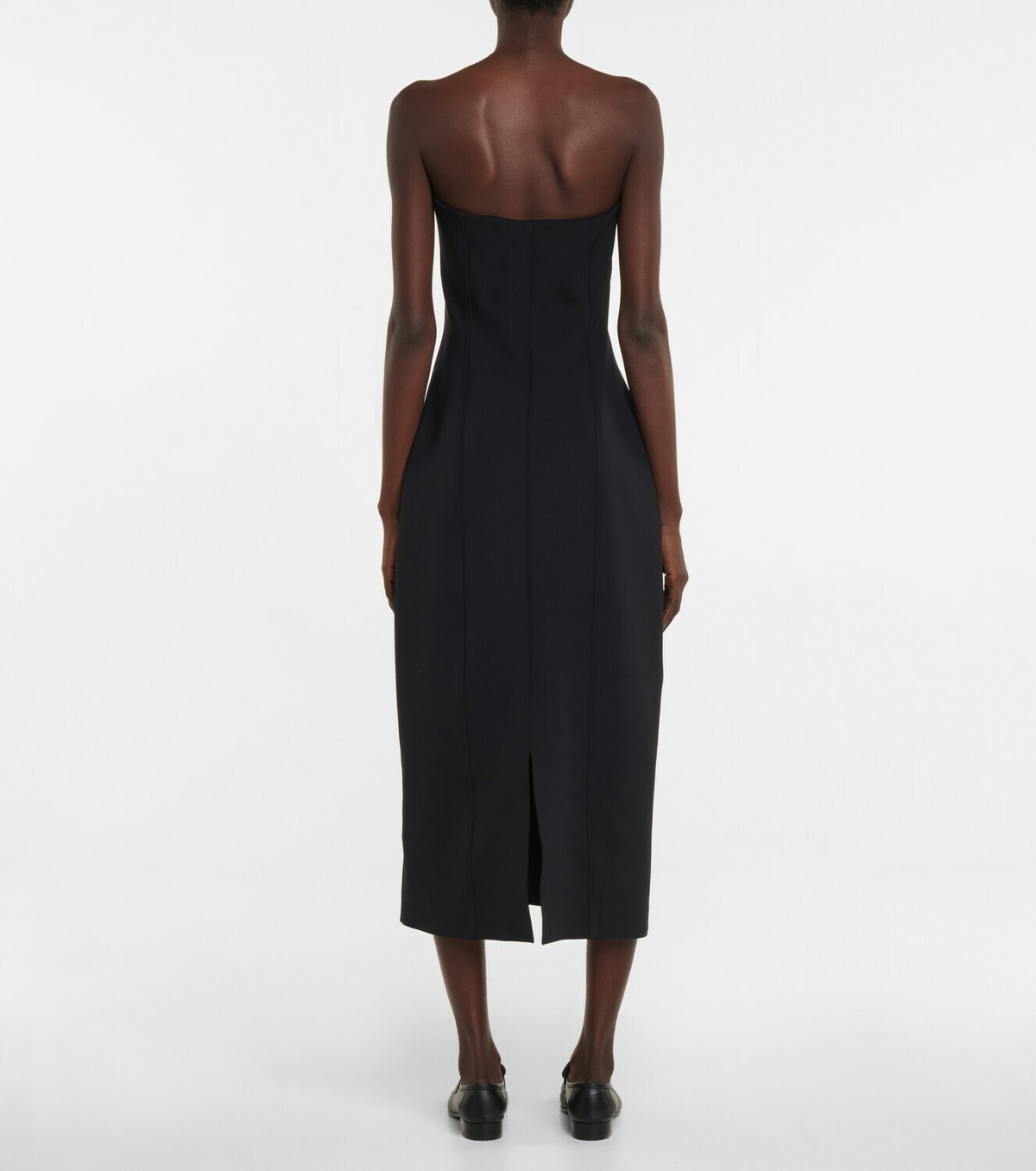 The Row - Strapless midi dress The Row