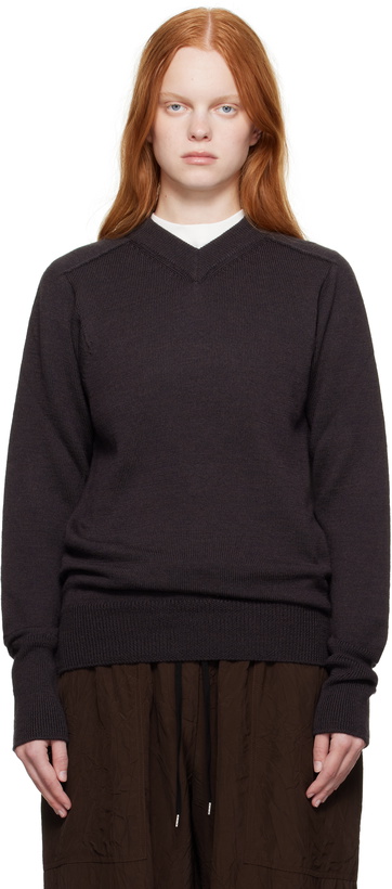 Photo: Studio Nicholson Brown Inverness Sweater