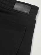 AMIRI - Straight-Leg Logo-Print Cotton-Jersey Shorts - Black