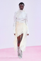 Acne Studios - Asymmetric silk-blend wrap skirt