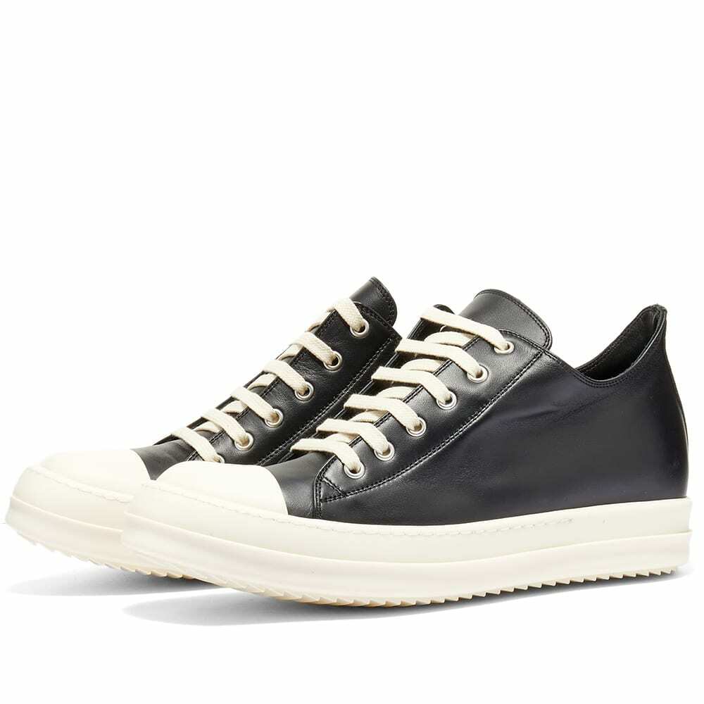 Rick Owens Womens Low Sneakers In Blackmilk Rick Owens 5725