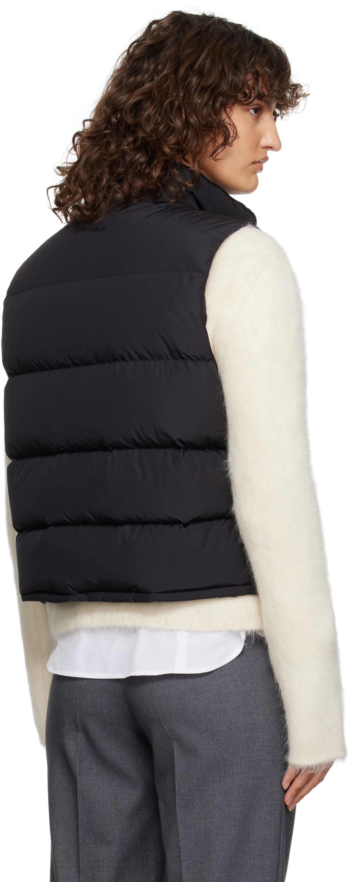 Dunst Black Quilted Down Vest