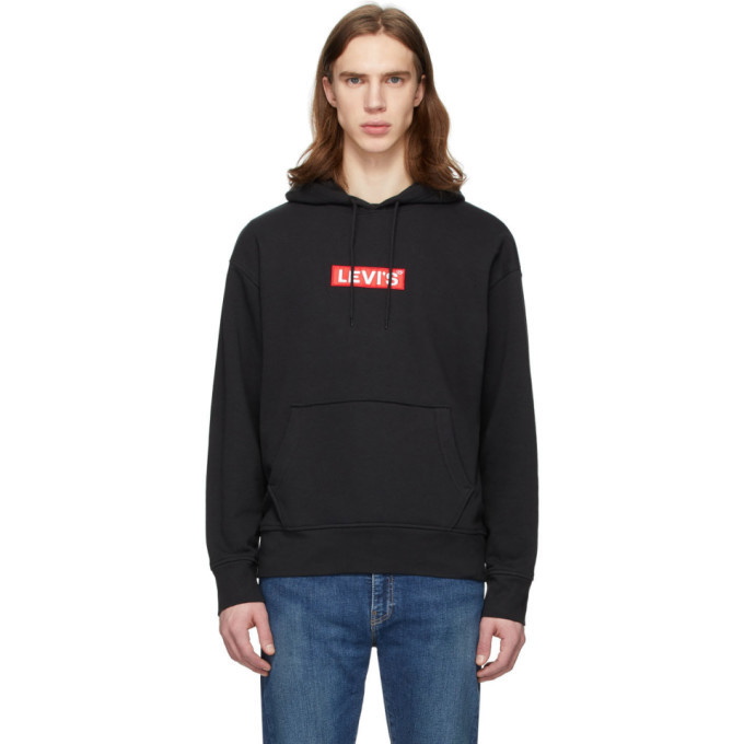 Photo: Levis Black Graphic Pullover Hoodie