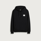 Snow Peak Men's New Standard Square Logo Hoodie in Black