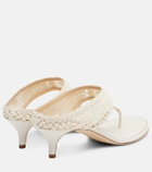 Magda Butrym Crochet thong sandals