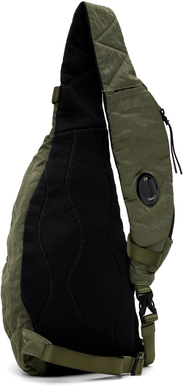 C.P. Company Khaki Nylon B Crossbody Backpack