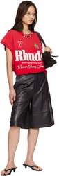 Rhude Red 'Rhude Desert Racing' Script Cut-Off T-shirt