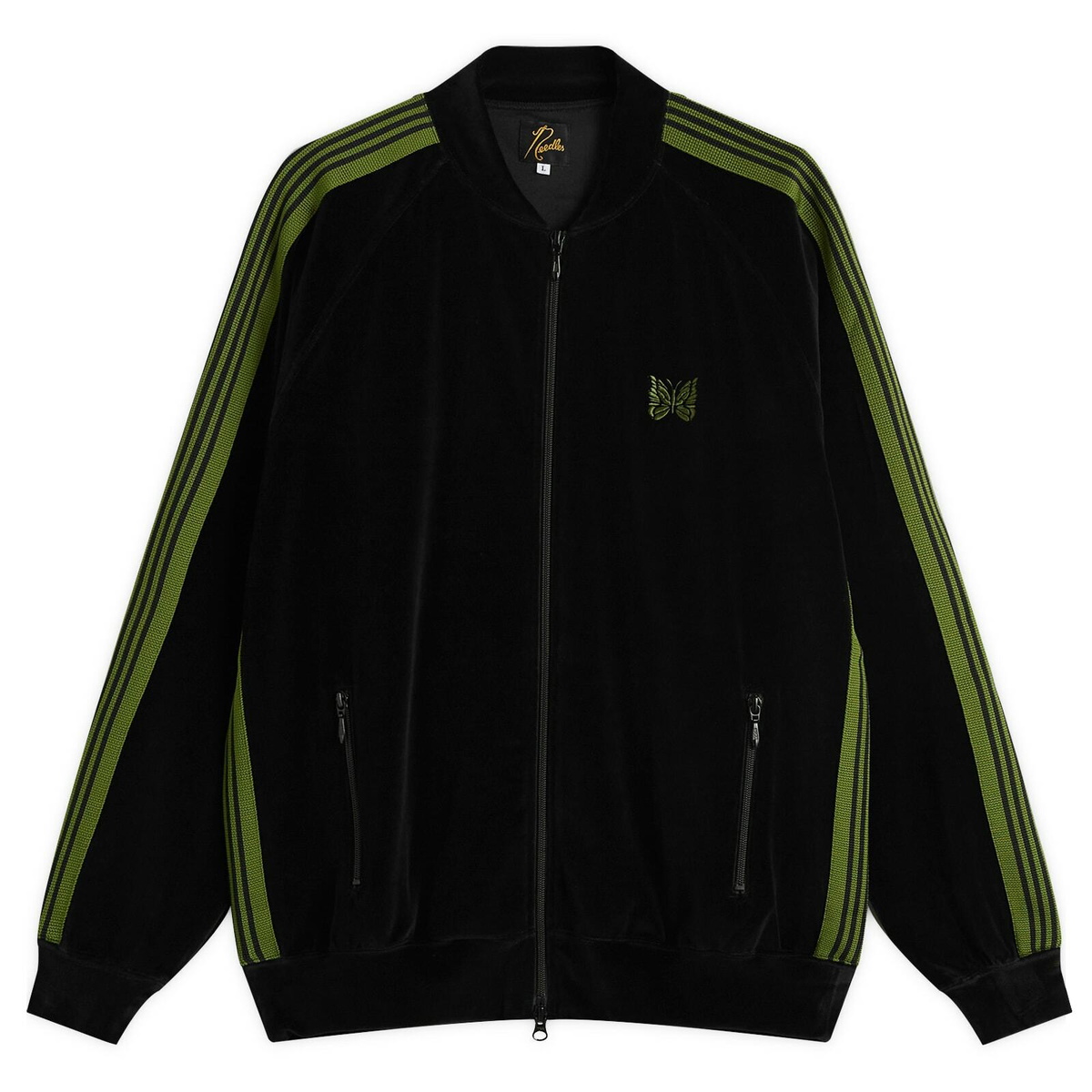 NEEDLES ニードルス　Fringe Track Jacket NEEDLES Black Fringe Track Jacket Needles