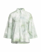 Ganni Womens Top Light in Green