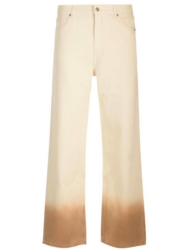 Photo: Alanui Straight Jeans With Dip-dye Effect