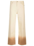 Alanui Straight Jeans With Dip-dye Effect