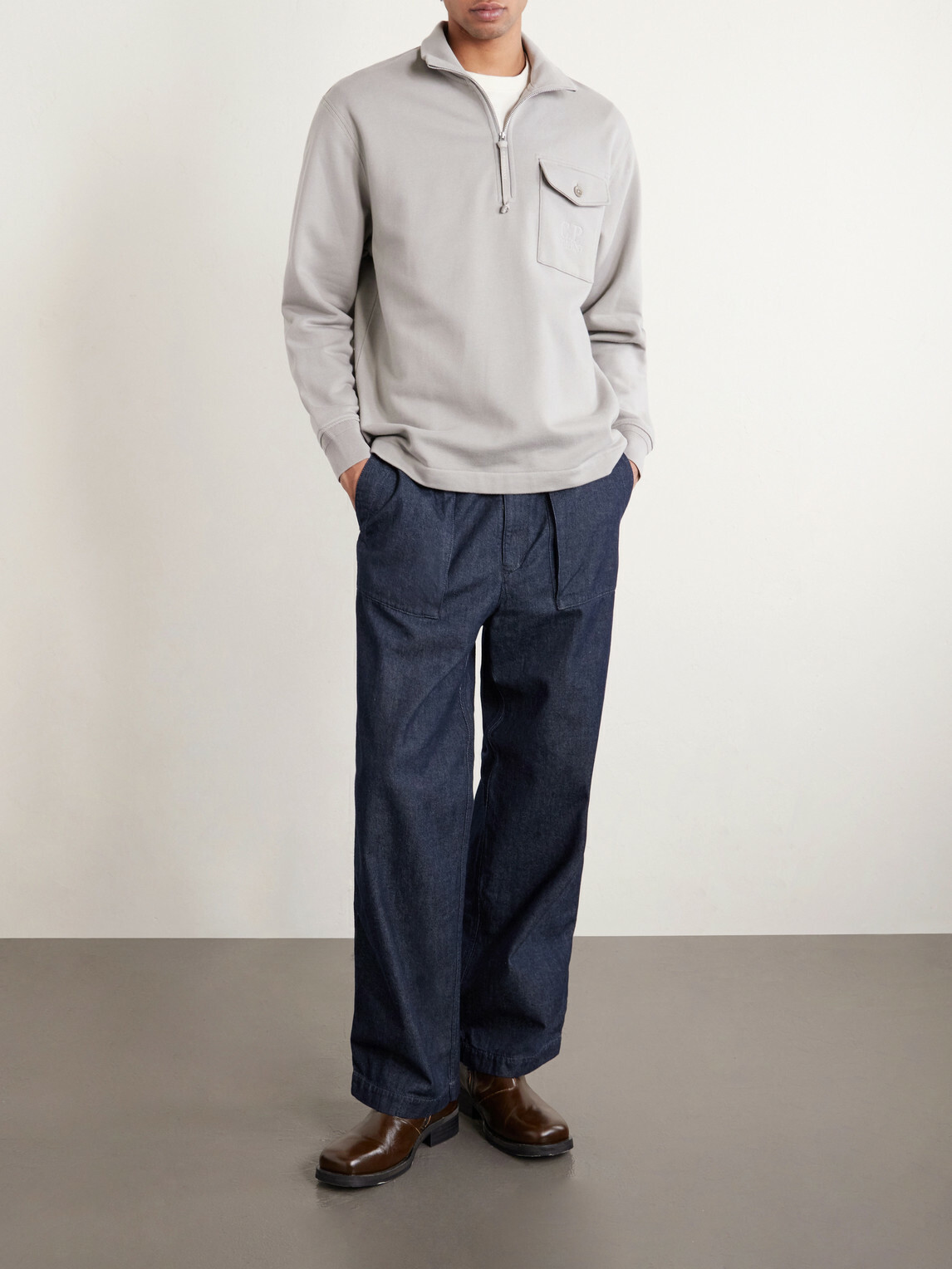 C.P. Company - Straight-Leg Denim Trousers - Blue