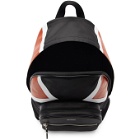 Neil Barrett Black and Red Contrast Detail Backpack
