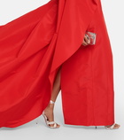 Carolina Herrera Cape silk gown