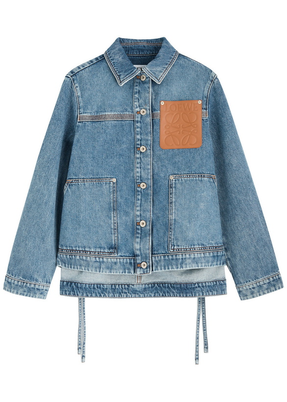 Photo: Loewe Anagram-debossed Denim Jacket