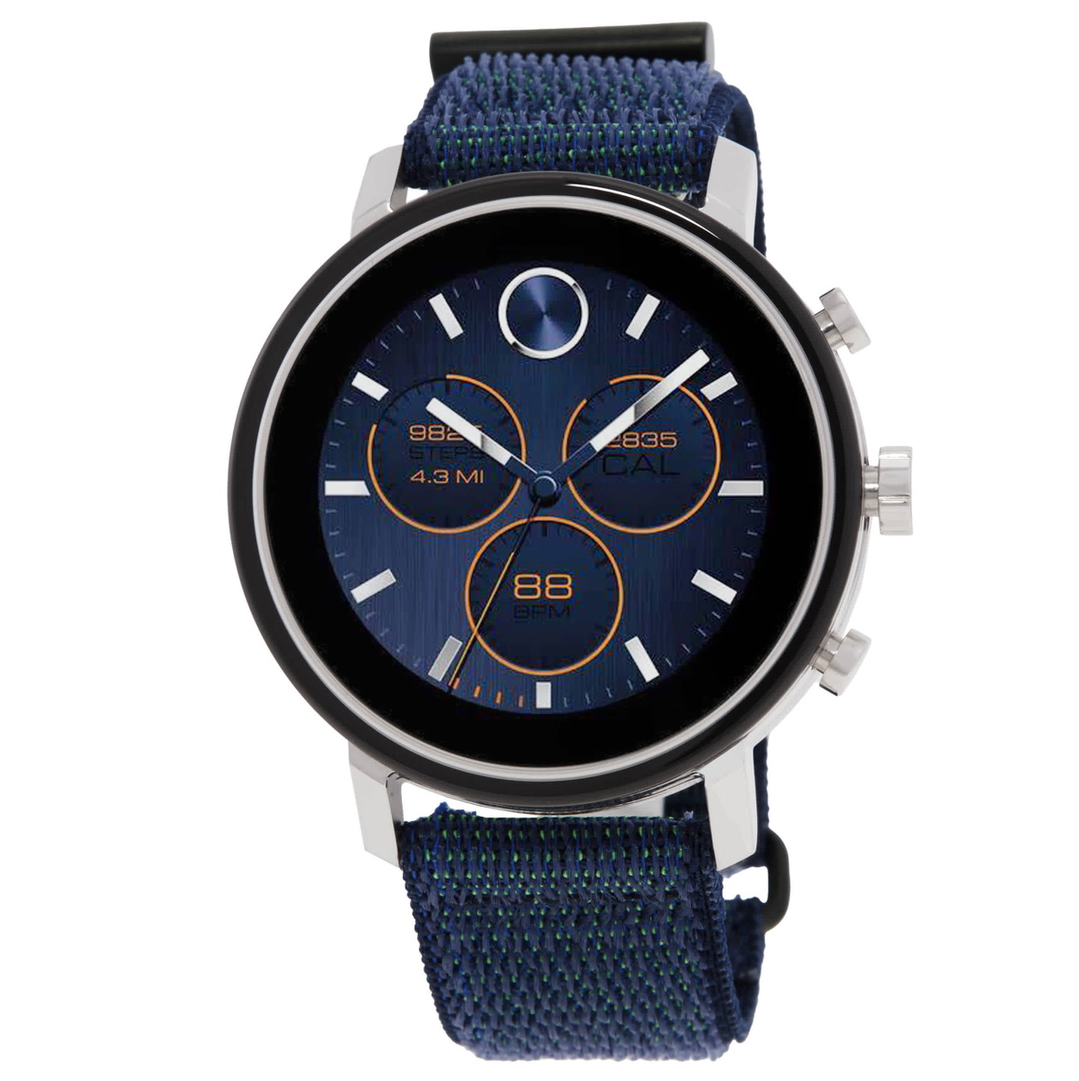 Movado Connect Black Dial Unisex Watch 3660030