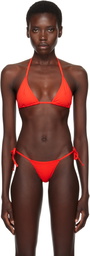 ÉTERNE Red Isla Bikini Top