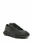 Maison MIHARA YASUHIRO Black Peterson 23 Original Sole Leather Sneakers