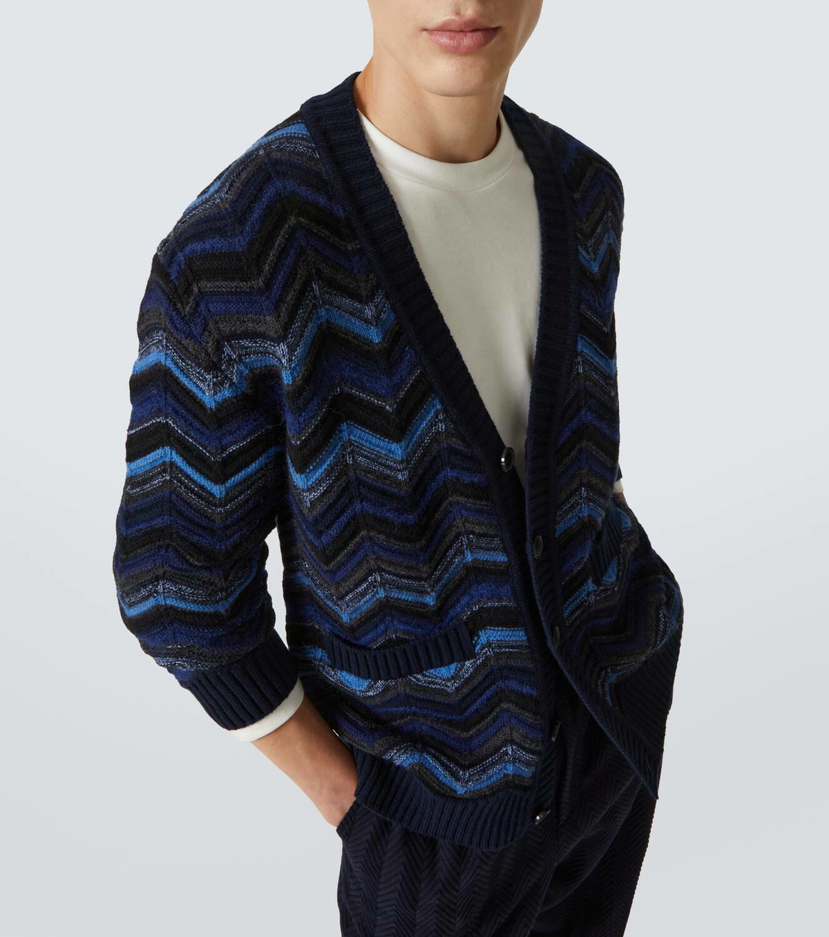 Missoni Zigzag wool-blend cardigan