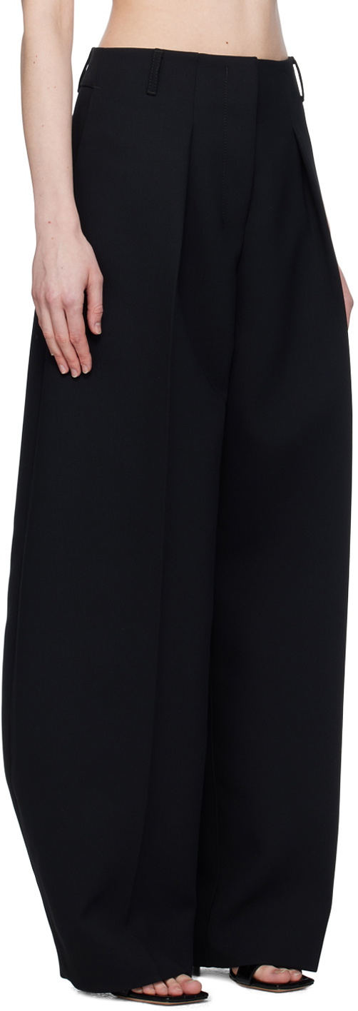JACQUEMUS Black Les Sculptures 'Le pantalon Ovalo' Trousers Jacquemus