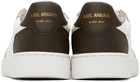 Axel Arigato White & Brown Dice Lo Sneakers