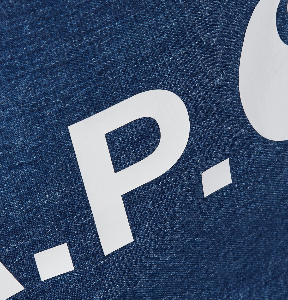 A.P.C. - Carhartt WIP Logo-Print Denim Tote Bag - Blue A.P.C.