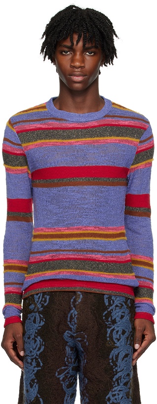 Photo: VITELLI Blue Striped Sweater