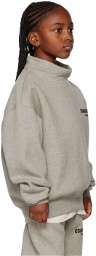 Essentials Kids Gray Mock Neck Sweatshirt