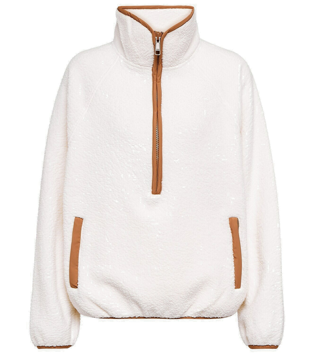 【The Upside】 Harlowフリースジャケット The Upside Harlow colorblocked fleece jacket The Upside