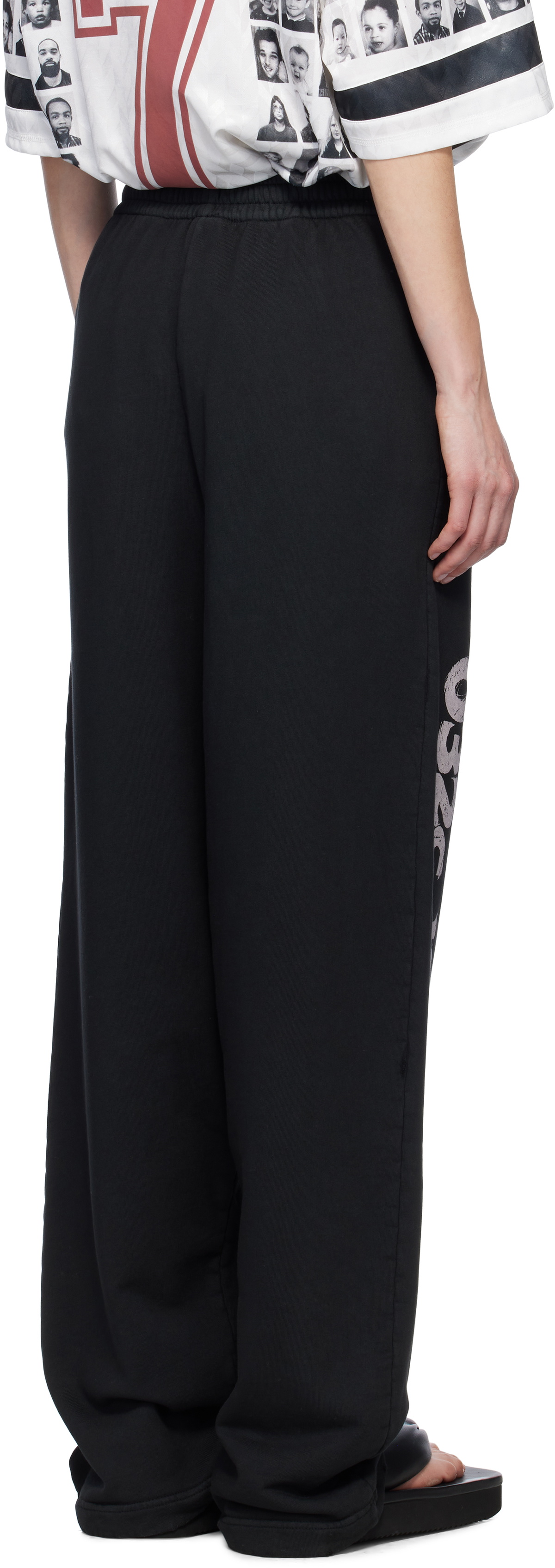 032c Black Outlaw Oversized Lounge Pants