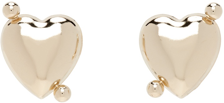 Photo: Justine Clenquet SSENSE Exclusive Gold Sasha Earrings
