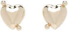 Justine Clenquet SSENSE Exclusive Gold Sasha Earrings
