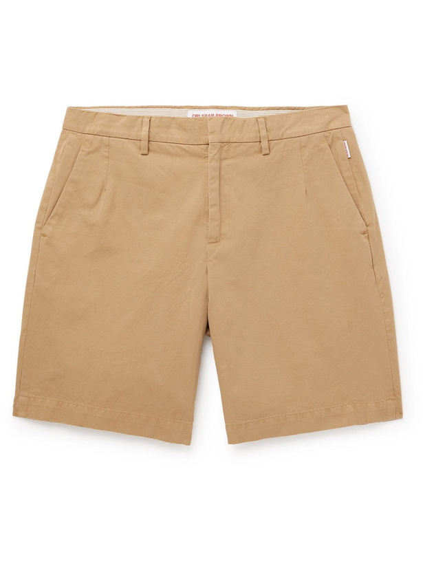 Photo: ORLEBAR BROWN - Chalmers Cotton Shorts - Brown