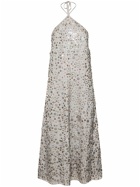 SAKS POTTS - Dax Embellished Jersey Midi Dress