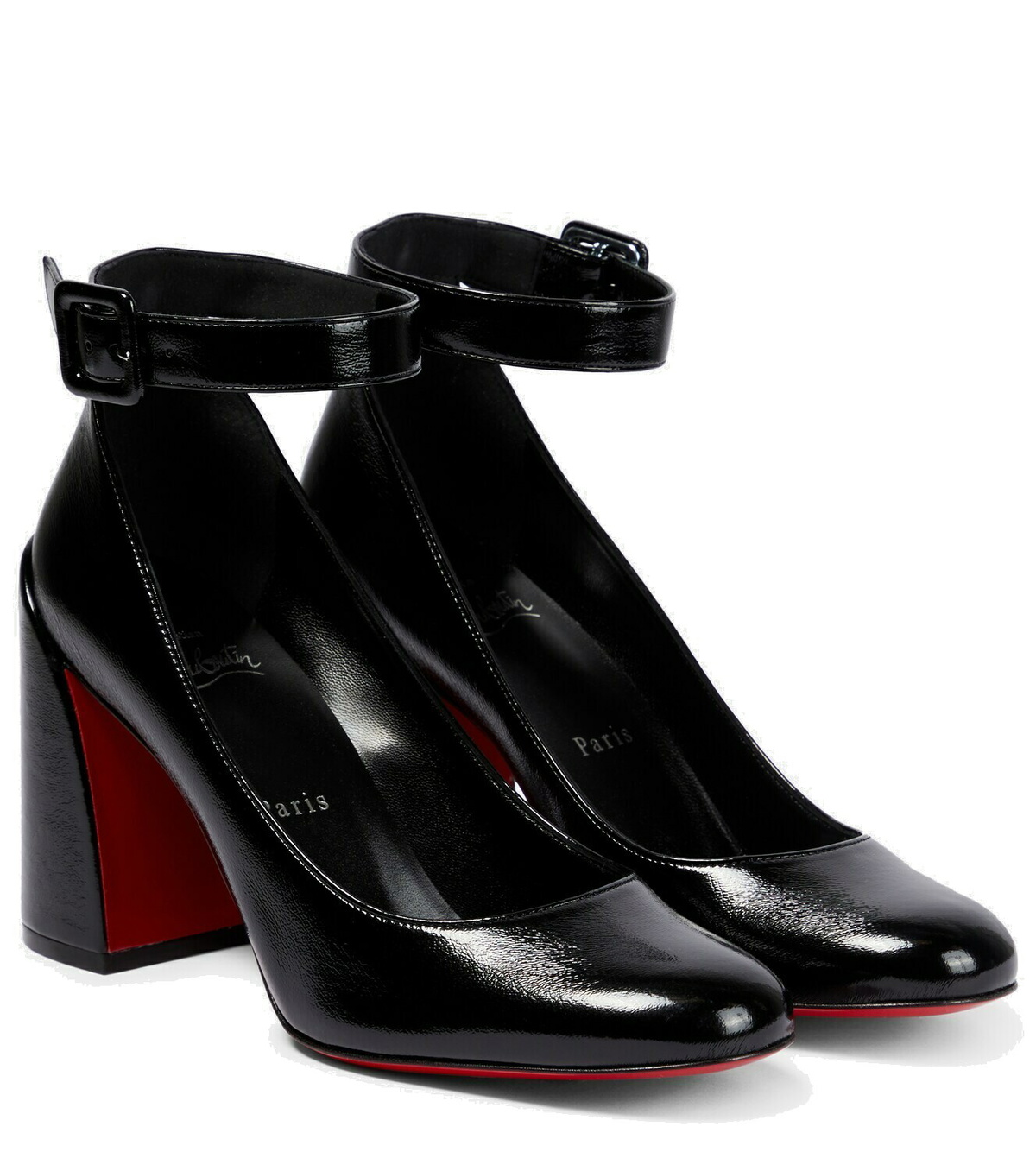 Christian louboutin so discount sab patent leather pumps